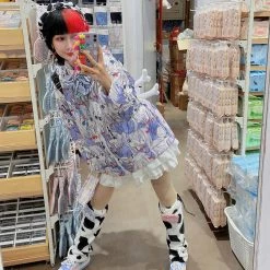 Juwas Japanese Anime Printed Jacket Hoodie NEW ARRIVAL