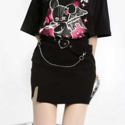 Juwas Irregularity Chain Short Skirts NEW ARRIVAL