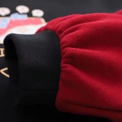 Juwas Funny Letter Print Warm Hoodie CLOTHING