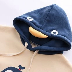 Juwas Cute Penguin Hoodie With Pocket CLOTHING