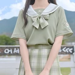 Juwas Forest Green Sailor JK Uniform Bow Ties & Tie CLOTHING