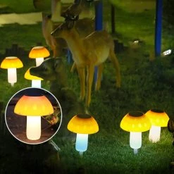 Juwas Solar Powered Mushroom Garden Lamp NEW ARRIVAL