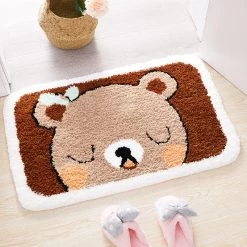 Juwas Kawaii Animals Rectangle Doormat HOME&LIFESTYLE