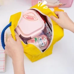 Juwas Yellow Mrs Duck Mini Lunch Bag NEW ARRIVAL