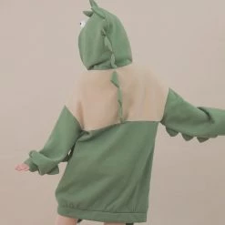 -Juwas Little Dinosaur Huge Pocket Hoodie NEW ARRIVAL