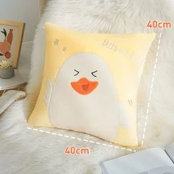 Juwas Cute Duck Throw Pillow
