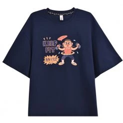 Juwas Kawaii Chinese Cartoon Graphic Tees NEW ARRIVAL