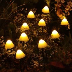 Juwas Solar Powered Mushroom Lights