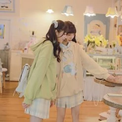 Juwas NEW ARRIVAL Adorable Eating Rabbit Oversized Hoodie