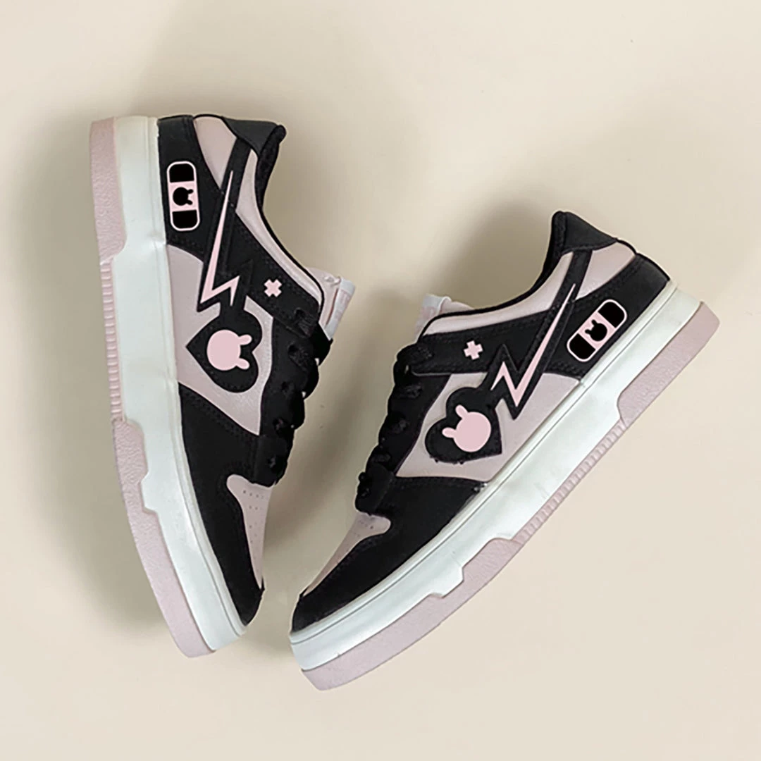 Juwas Shoes Rabbit Lightning Platform Inner Fleece Sneakers 8 Juwas Shoes Rabbit Lightning Platform Inner Fleece Sneakers