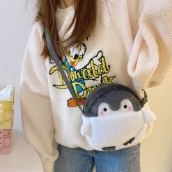 Juwas Cute Penguin Sling Bag