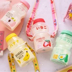Juwas Cute Fruit Print Drinking Bottle