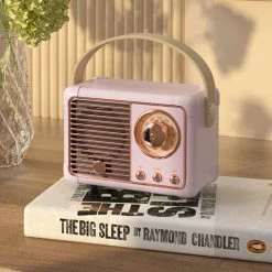 Juwas ACCESSORIES Cute 90s Retro Miniature Radio Speaker