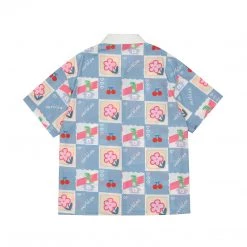 Juwas NEW ARRIVAL Harajuku Flowers Print Pajama Top