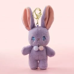 Juwas Cute Rabbit Plush Keychain