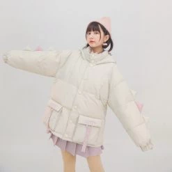 Juwas.com Online Store Kawaii Baby Dinosaur Warn Down Jacket NEW ARRIVAL