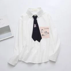 Juwas Cartoon Animal Embroidery Coat Tie Shirt Denim Pants NEW ARRIVAL