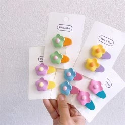 Juwas Cute Flower Hair Clips