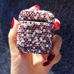 Juwas.com Online Store Luxury Rhinestone AirPods Case For AirPods 1 2