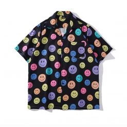 Juwas Smile Printed Harajuku Loose Shirt NEW ARRIVAL