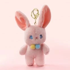 Juwas Cute Rabbit Plush Keychain