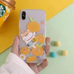 Juwas.com Online Store Corgi With Orange IPhone Case