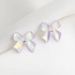 Juwas Bow Knot 925 Sterling Silver Earring NEW ARRIVAL