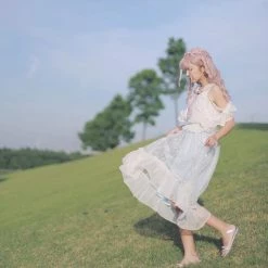 Juwas NEW ARRIVAL Kawaii Lace Midi Babydoll Dress And Blazer 12 Juwas NEW ARRIVAL Kawaii Lace Midi Babydoll Dress And Blazer