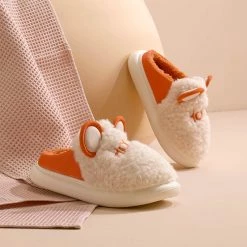 Juwas Kawaii Ears Fuzzy Home Slippers NEW ARRIVAL