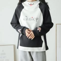 Juwas Cute Cartoon Puppy Hoodie