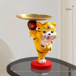 Juwas Cute Tiger Suit Baby Mini Figurine