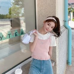 Juwas Cropped Tank Top For Girls NEW ARRIVAL