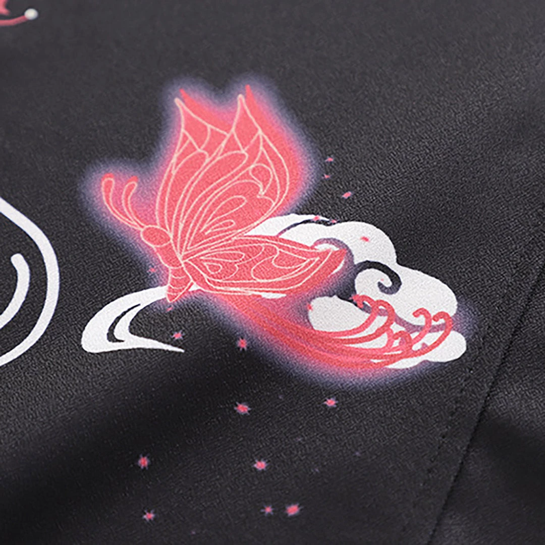 Juwas Japanese Butterfly Print Kimono And Skirt Set NEW ARRIVAL 8 Juwas Japanese Butterfly Print Kimono And Skirt Set NEW ARRIVAL