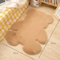 Juwas NEW ARRIVAL Bear Fluffy Floor Mat
