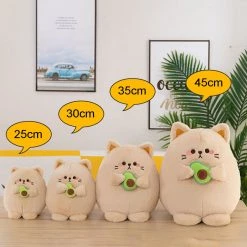 Juwas Kawaii Avocado Cat Plush Toy NEW ARRIVAL