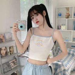 Juwas Cartoon Bear Print Tops