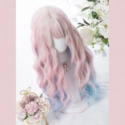 Juwas Fashion & Beauty Harajuku Princess Two-Tone Long Wavy Wig