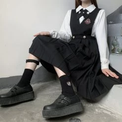 Juwas JK Uniform High Waist Dress
