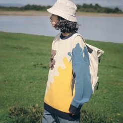 Juwas NEW ARRIVAL Bear Color Puzzle Sweater
