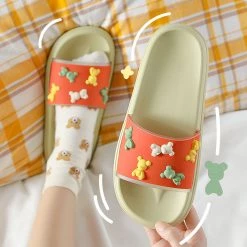Juwas NEW ARRIVAL 3D Bears Summer Sandals