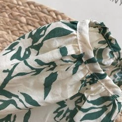 Juwas Vintage Floral Loose Shirt Puff Sleeve Shirt NEW ARRIVAL