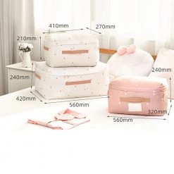 Juwas Chic Travel Bag Organizer- Pink And White NEW ARRIVAL