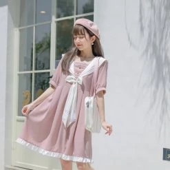 Juwas Baby Pink Sailor Girl Doll Dress NEW ARRIVAL