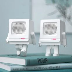 Juwas NEW ARRIVAL Vintage PC Inspired Mini Bluetooth Speaker