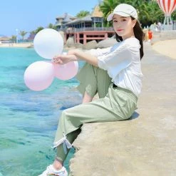 Juwas NEW ARRIVAL Kawaii Side Ribbon Capri Square Pants 15 Juwas NEW ARRIVAL Kawaii Side Ribbon Capri Square Pants