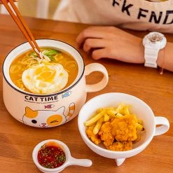 Juwas Cute Kitty Ceramic Bowl NEW ARRIVAL