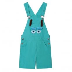 Juwas CLOTHING Vintage Eye Embroidery Overall