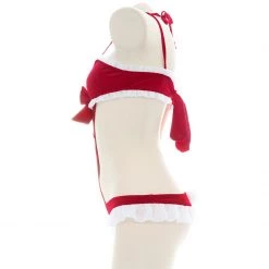 Juwas Sexy Red Christmas Theme Lingerie Outfit Set NEW ARRIVAL
