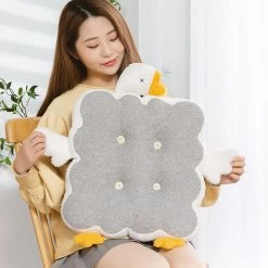 Juwas Angel Duck Square Seat Cushion Pillow NEW ARRIVAL