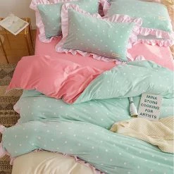 Juwas Candy Pastels Polka Dot Bedding Set NEW ARRIVAL 13 Juwas Candy Pastels Polka Dot Bedding Set NEW ARRIVAL